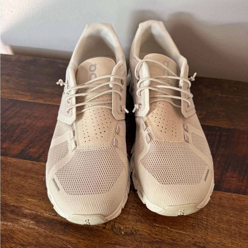 On Running Beige Athletic Shoes